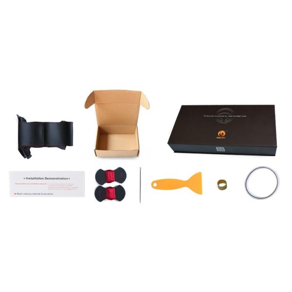 Design Your DIY Leather Steering Wheel Cover for Mazda CX-5 CX5 Atenza 2014 New Mazda 3 CX-3 2016 Scion iA 2016