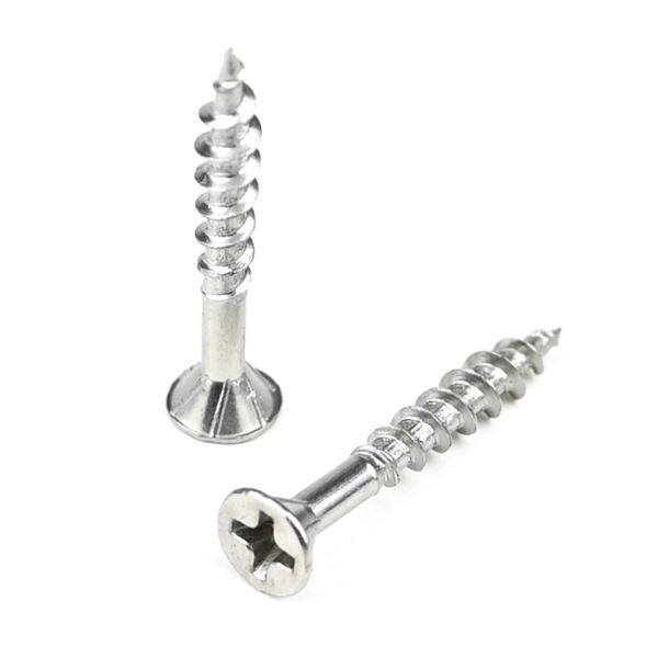 Stainless Steel304 25mm Phillips Flat Head Wood Chipboard Screw for Precise Fastening