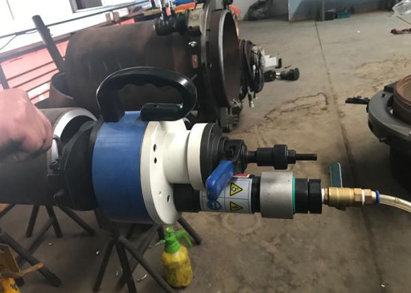 Pneumatic Stainless Steel Pipe Cutting And Beveling Machine Cold Groove Machine No Burr