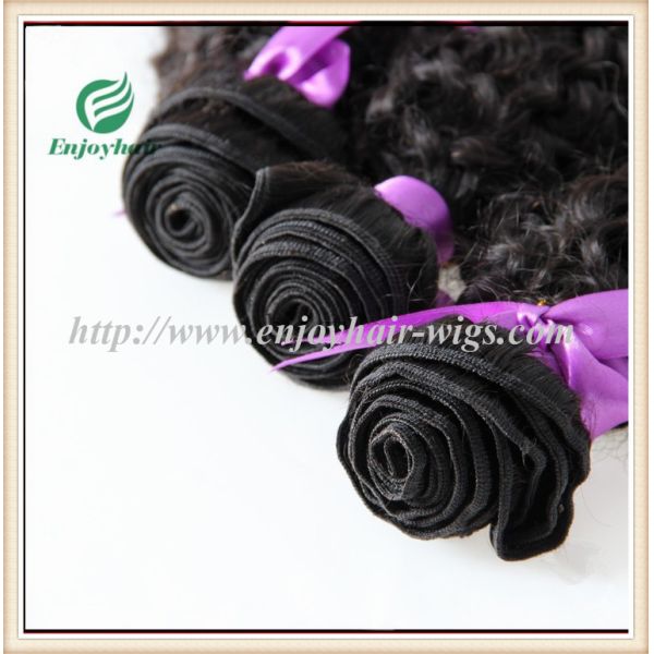 Malaysian 5A virgin  hair weave ,natural color(can be dye) curly 10''-26'' hair extension