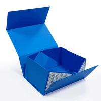 Boîtes cadeaux magnétiques pliables à emballage plat