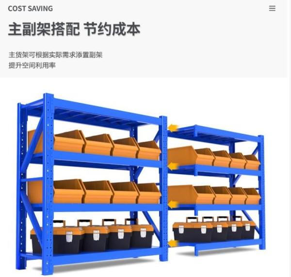 High Quality 300kg/layer Supermarket Shelves Gondola Double Sided Metal Racks for Shops