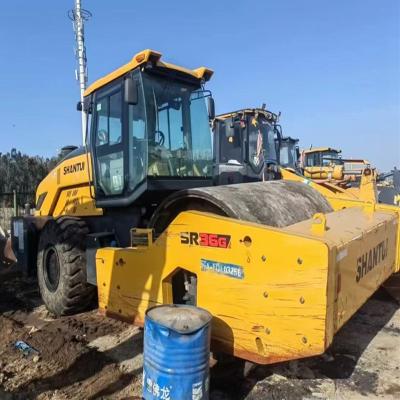 Shantui SR36 Second-Hand 36 Tons Single Steel Wheel Roller With good Condition