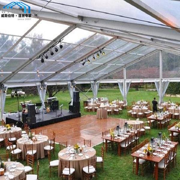 300 People Outdoor Wedding Tent , Romantic Heavy Duty Party Canopy Tent