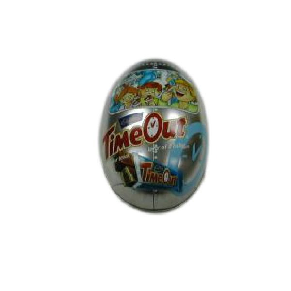 Customized Logo Easter Egg Gift Box , Metal Decorative Chocolate Boxes