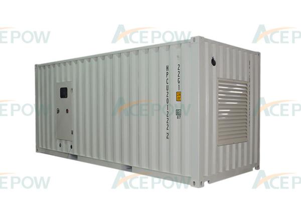Cummins Engine 1000KVA Containerized Genset , Containerised Diesel Generator