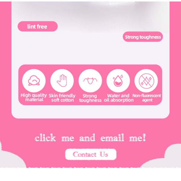 300pcs 350pcs 500pcs Nail Cotton Pads Nail Polish Remover Cotton