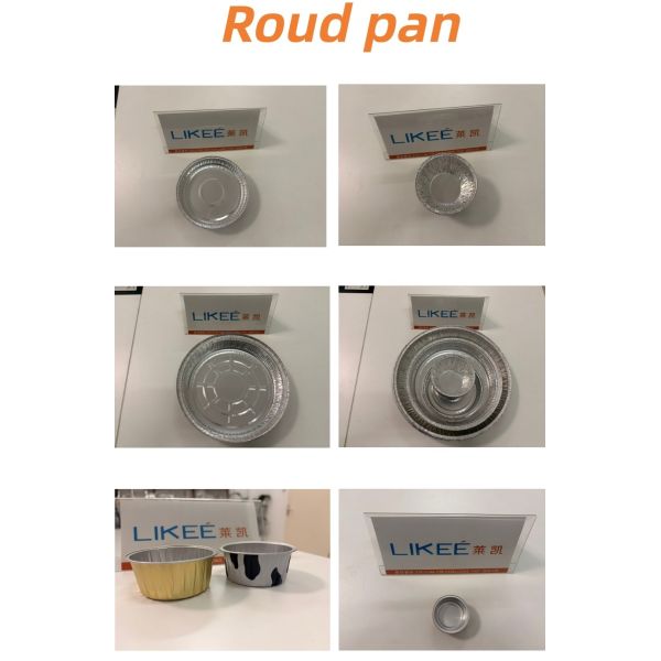 LK-T80 80Ton Aluminum Foil Container Machine with Custom Logo Embossing for 24-Hour Continuous Production
