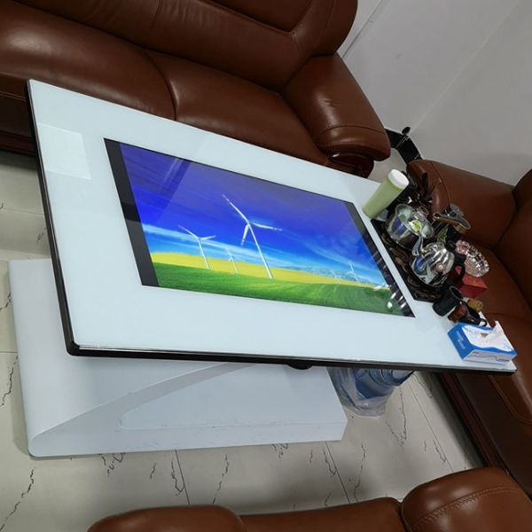 4K  Indoor Interactive Smart Touch Screen Tables / Multitouch Table 350 cd/㎡