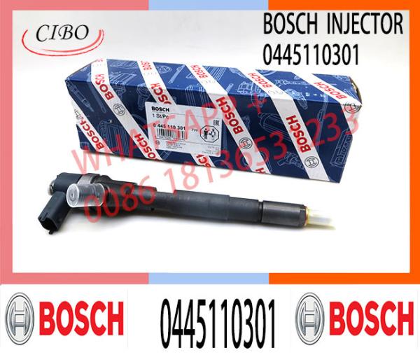 High quality long warranty Neutral new injector 0445110301 Common Rail Fuel Diesel Injector For VM Motori 15062054F