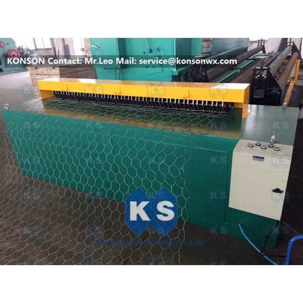 Border Reinforcement Gabion Production Line For Water Conservancy 225m/H Speed