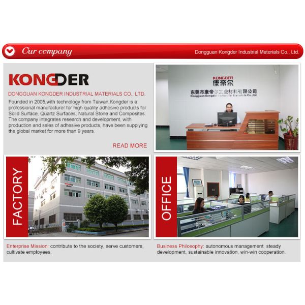 50ml 250ml White Black Caeserstone Silestone Granite Countertops Adhesive Manufacturer