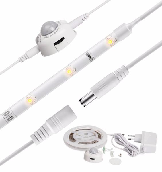 Under Bed 20-22LM 4.8W/M Plug In Motion Sensor Light  Brightness Adjustable