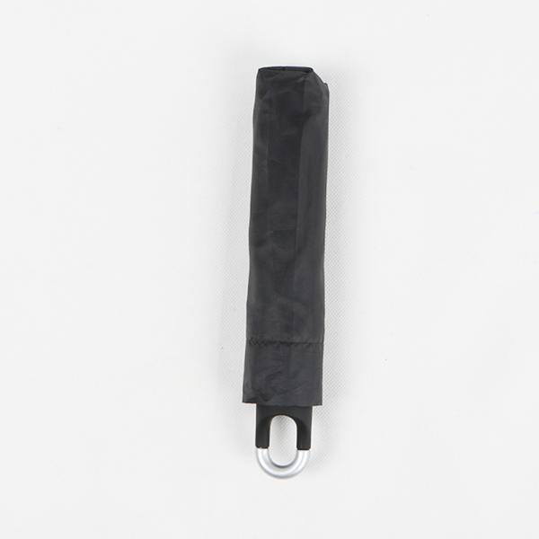 High End Black Compact Pocket Umbrella , Wind Resistant Small Travel Umbrella
