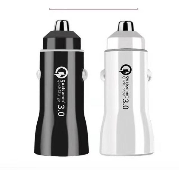 36W Quick Charge 3.0 Car Charger ETL Dual USB C Adapter