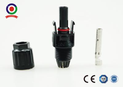 Resistência excelente da transição do material plástico do conector solar de 2 Pin baixa