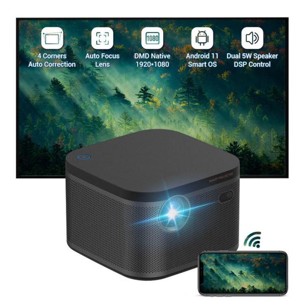 700ANSI 1080P DLP LED Portable HD Projector For Presentations Home Theater 4K Wifi
