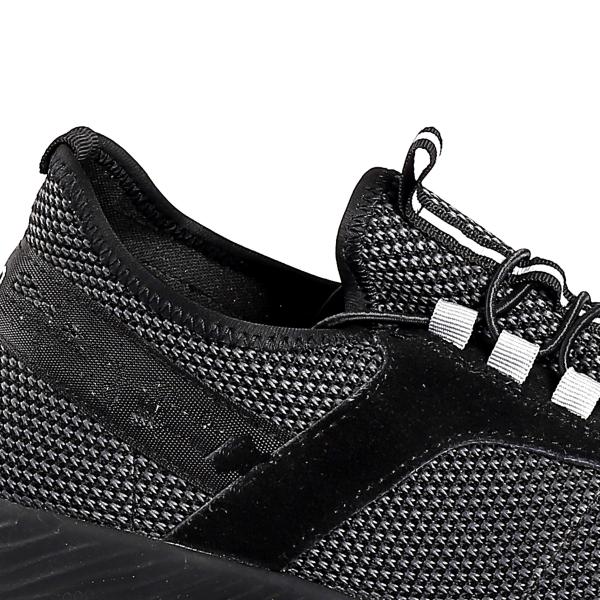 Fonction d'absorption des chocs Chaussure respirante à tricots à la mouche avec lacets et chaussures de sécurité S3 à semelle EVA
