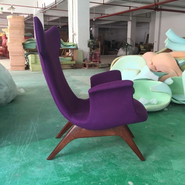 Vladimir Kagan Ondine Fiberglass Dining Chair Lounge Fabric Various Colors
