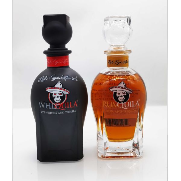 375ml Blended Box Glass Bottle for Rum and Whiskey  Vodka glass bottle