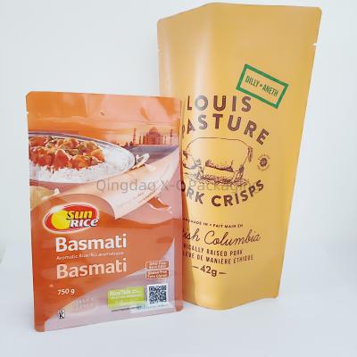 Ré-fermé Poche debout Fermeture à glissière Emballage en plastique Fermeture à glissière Aliments Doypack personnalisé numérique