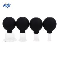 4 PCes que colocam o grupo facial para colocar da cara e do olho fazem massagens copos ajustados colocando faciais do silicone com Exfoliating