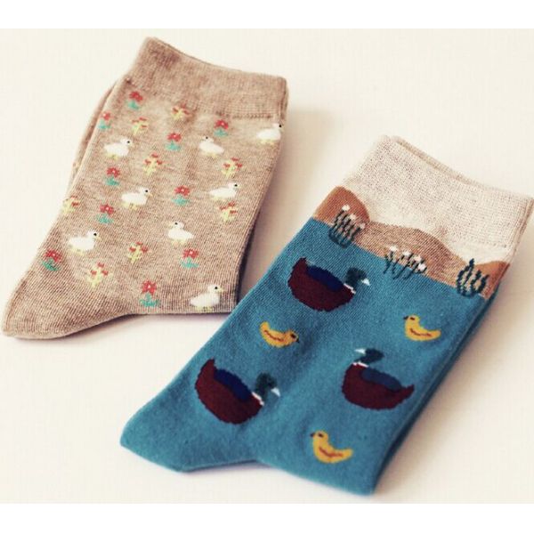 cotton young women tube socks