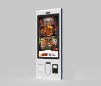 32インチ デスクトップセルフサービス 食品注文 支払いキオスク 熱プリンター付 タッチスクリーン セルフチェック アンドロイドキオスク