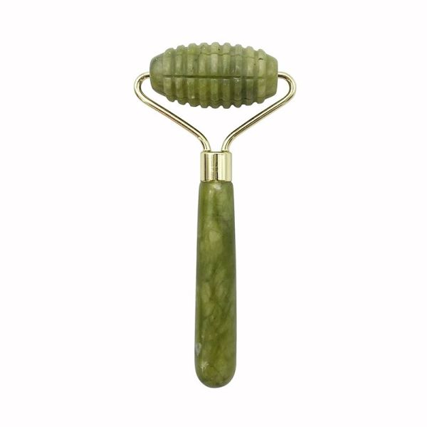 Best Sell Natural Xiuyan Jade Facial Roller 100% Natural Jade Massager for Face Massage and Beauty