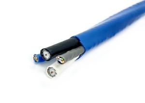 RG6U+CAT5E 75 complexe de noyau du câble coaxial de liaison 4 d'ohm avec la tél