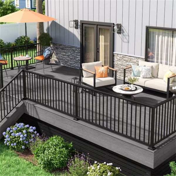 Valla de aluminio galvanizado en caliente para balcón y piscina