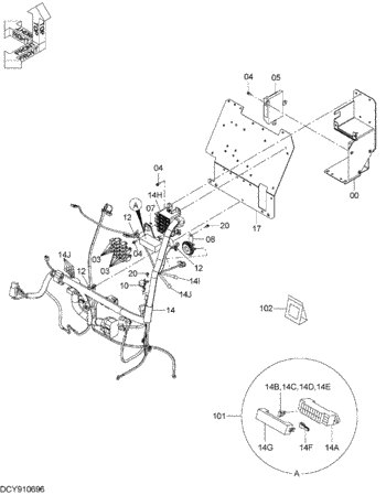 Excavador Electric Part del regulador de Hitachi ZX200-3 ZX210 4631129