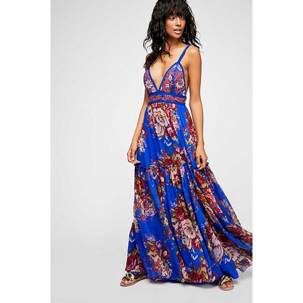 Моды платья 2018 женщин лета ремень платья Кафтан сексуальной макси Баклесс случайный красивый