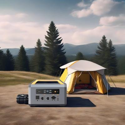 1200W Portable Solar Power Generator LiFePO4 Battery 1008Wh For RV Camping Emergency