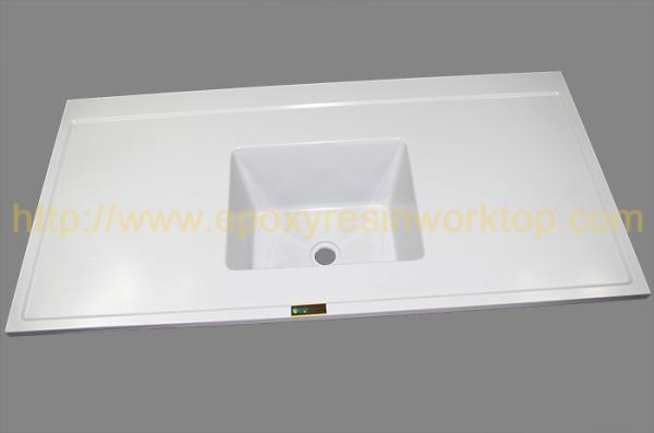 Durability corner countertop with strong alkali resistance for testing center