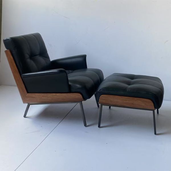 Mail Packing Y Arm Chair Modern Luxury Living Room Swivel Accent Chair Genuine Leather Italian Design Sofa