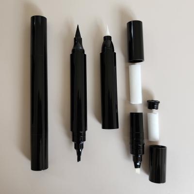 empty 3D Eyebrow Pen Fork Tip Eyebrow Tattoo Pencil tube Professional Fine Sketch Liquid Eye Brow Pen Container