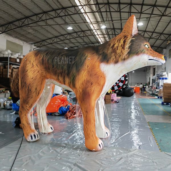 Ulfo gigante inflable inflable de pie Ulfo dibujos animados Balón publicitario Decoración