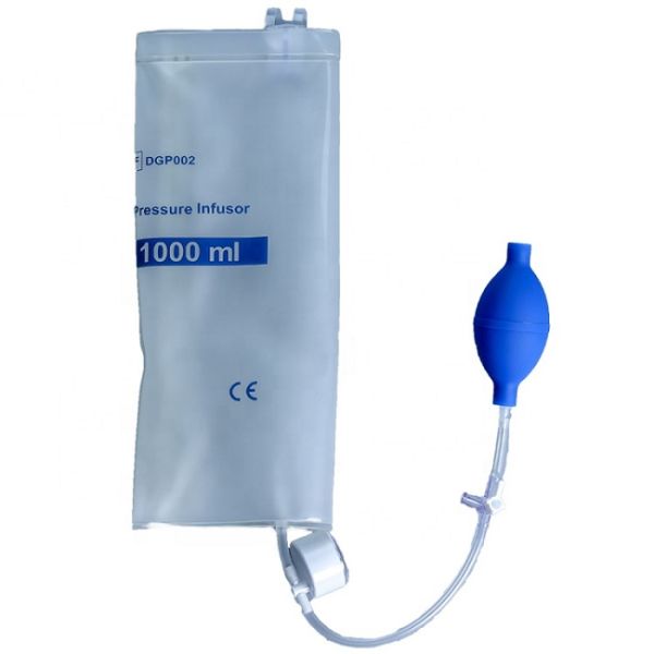 Nylon Transparent Pressure Infusion Bag 1000ml For Rapid Infusion