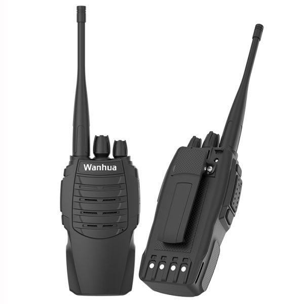 Long Range Handheld Walkie Talkie with 2.5ppm Frequency Stability and USB Charger