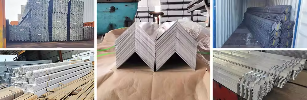 ASTM A276/A276m 304L Структурный угловой ствол из нержавеющей стали 50X50X3mm GB JIS Горячее прокат 201