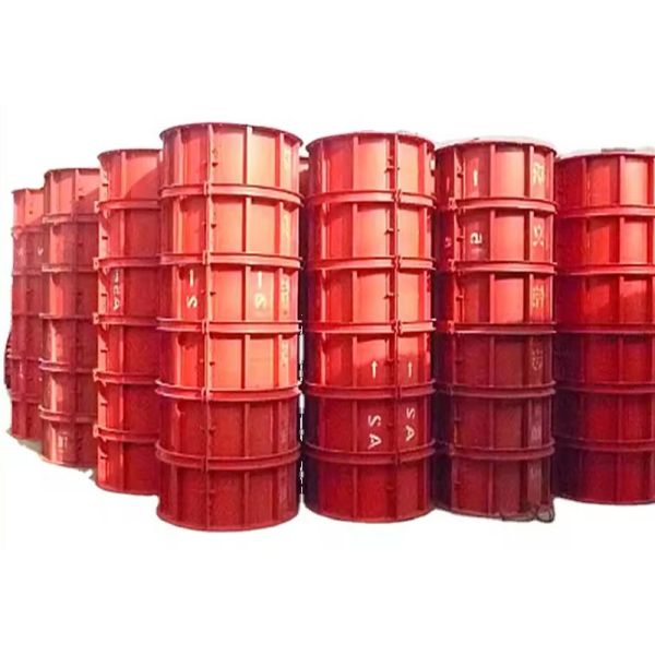 Reusable 300 Times High Corrosion Resistance Round Column Steel Formwork with Customizable Diameter for Concrete Construction
