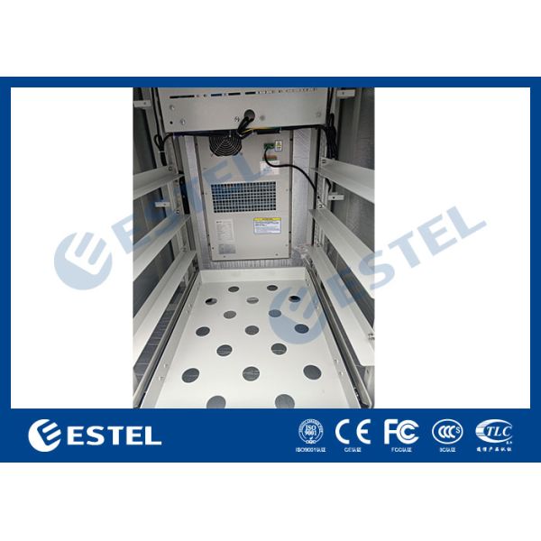 Stainless Steel IP56 Weatherproof Telecom Equipment Racks Outdoor Dual Door
