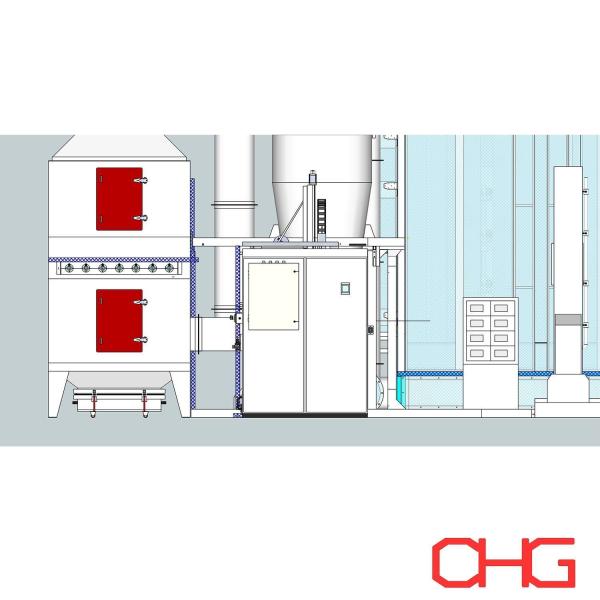 Customizable Close Circuit Powder Supply Center For Electrostatic Powder Coating Equipment