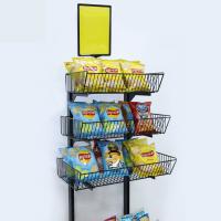 Bakery Snack Wire Storage Racks Metal Wire Shelving With Wheels Aluminum Iron