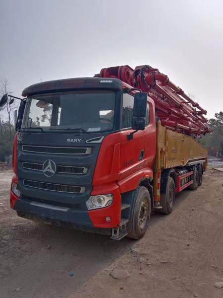 SANY Zoom Line Pump Truck Concrete Cement With Horizontal And Vertical Reach
