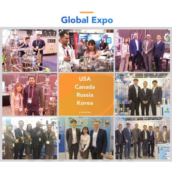 Stainless Steel Crystallization Reactor Toption 50L Jacketed Reactor