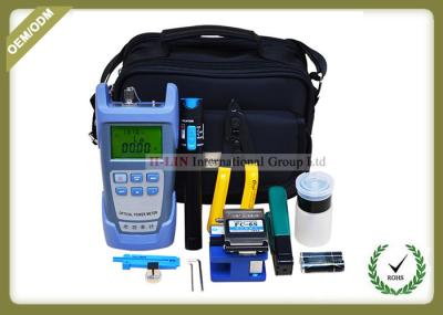 Full Set FTTH Tool Kit With Fiber Optic Cleaver FC - 6S / Optical Power Meter