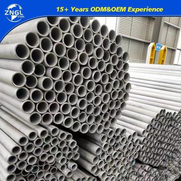 Pipe en acier inoxydable laminée à chaud 304 304L 316 316L