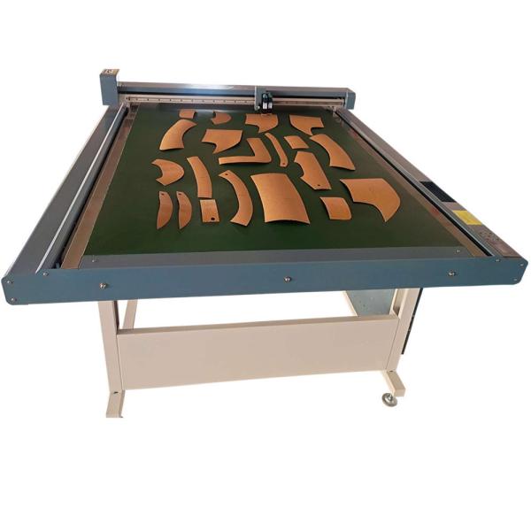 Cortadora de cama plana de 400 KG en stock para corte de contorno de gráficos de patrones de papel, corte por inyección de tinta 1200*900 mm